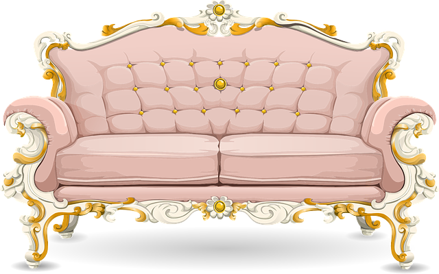 a symmetrical couch